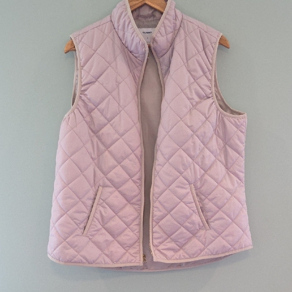 Old Navy Quilted Lightweight Vest Pale Pink For Fall, Winter & Spring Women's XL - Picture 7 of 10